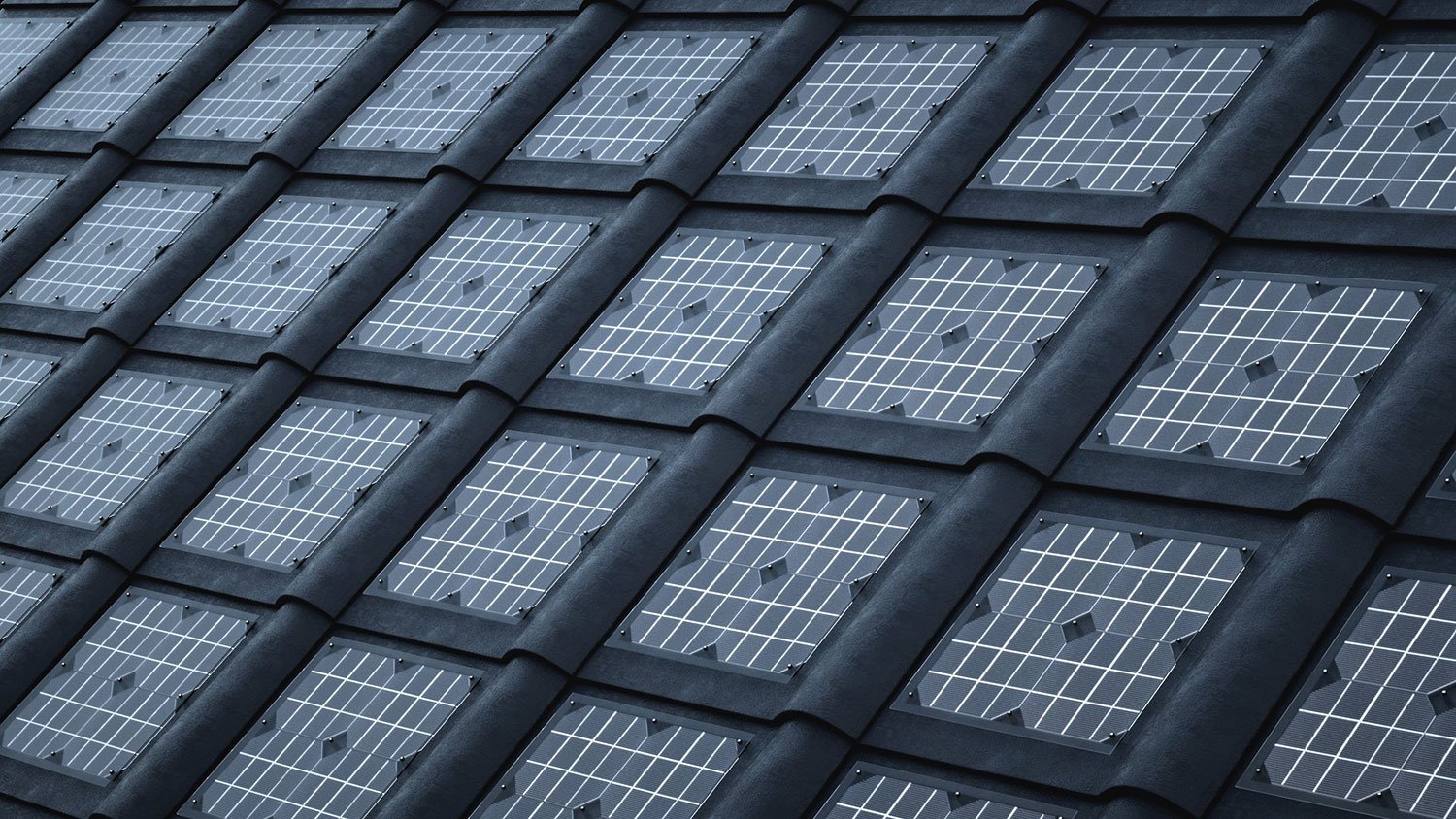 solar panels inside solar shingles