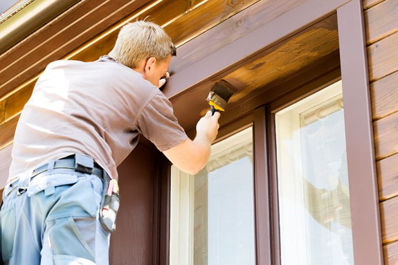 house painter doing touch ups