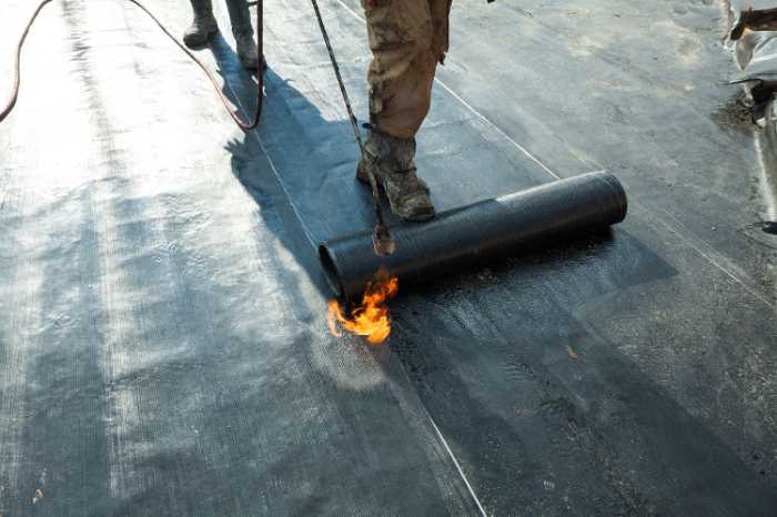 modified bitumen getting resurfaced